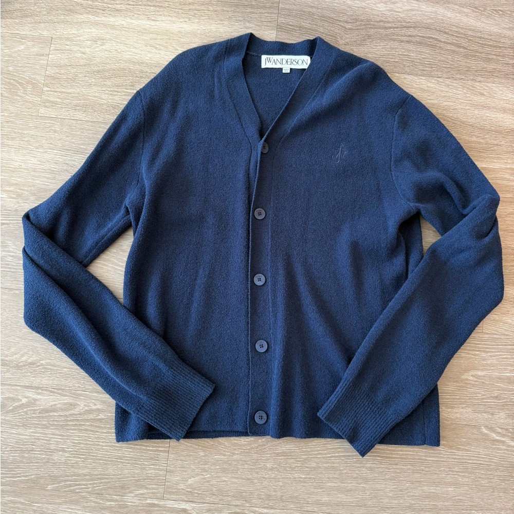 JW Anderson logo-embroidered cardigan